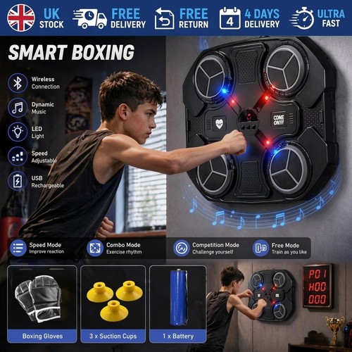 Interactive music boxing - music,