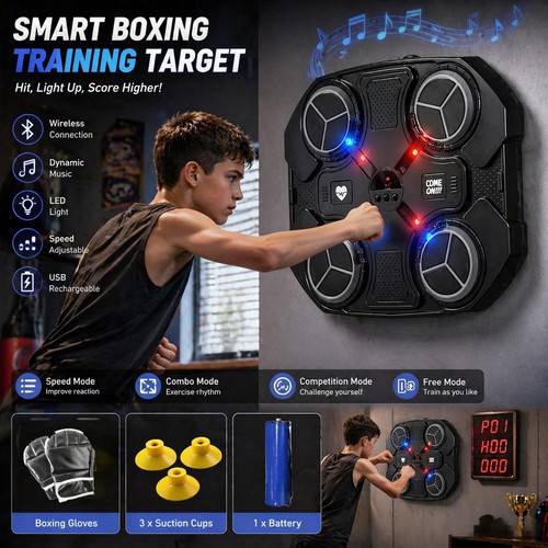 Music boxing machine - machine, target