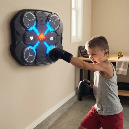Interactive music boxing - interactive,
